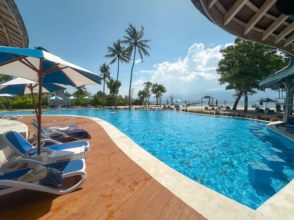 Yacht Deck Sunbed Area